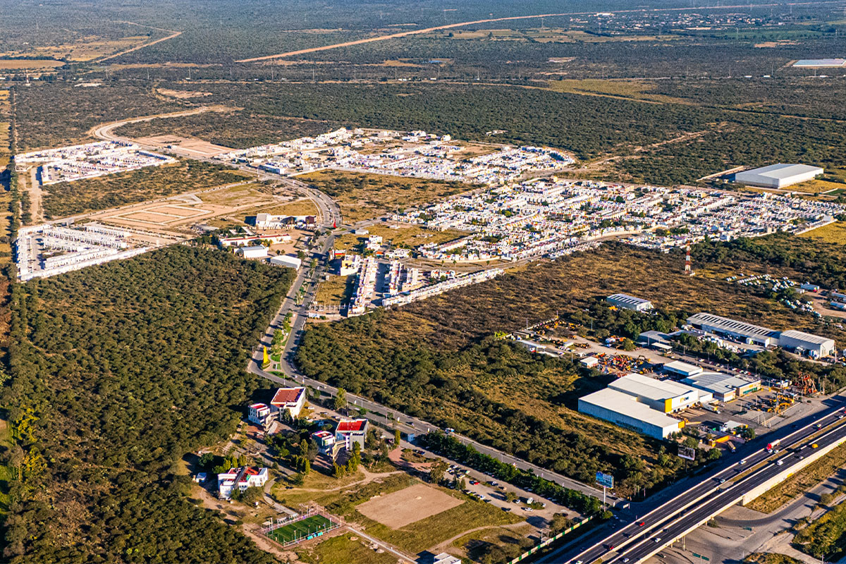 Vista aérea Los Lagos Residencial